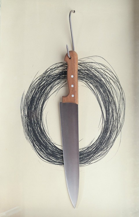 Jannis Kounellis, Coltello, 2000