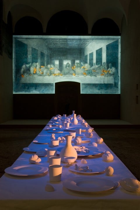 L'Ultima Cena, l'installazione di Peter Greenaway a Palazzo Reale, Milano