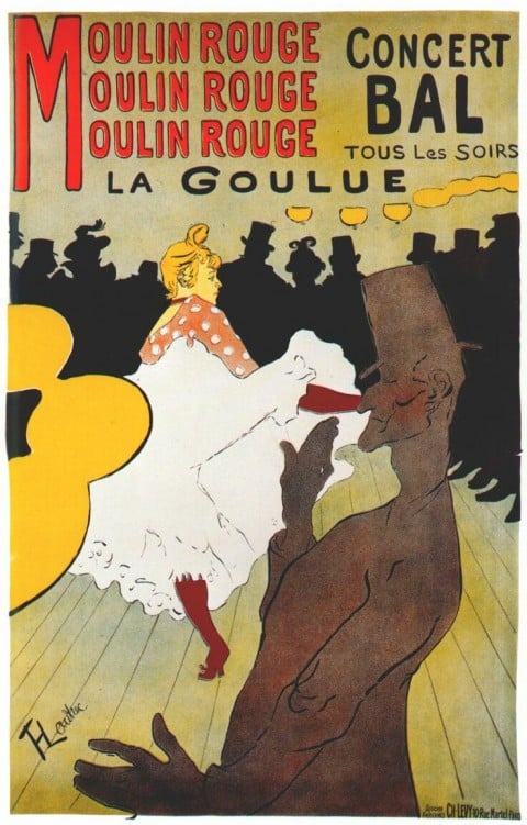 Henri de Toulouse-Lautrec per il Moulin Rouge (1891)