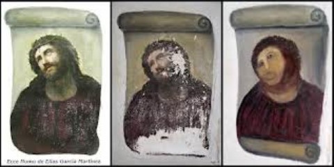 L’Ecce Homo prima e dopo