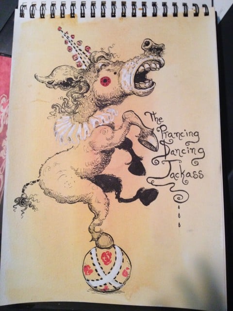 Molly Crabapple, sketchbook