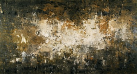 Paolo Ciabattini, Concezione del progetto, 360x190 cm, acrilico e tecnica mista su tela, 2012