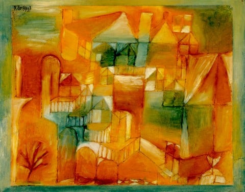 Paul Klee, Fasçsade Braun-grün, 1919 - Kunstmuseum Basel, Donazione Dr. h.c. Richard Doetsch- Benziger, Basel 1939