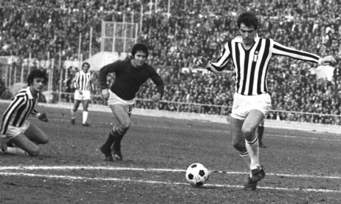 Roberto Bettega con la maglia della Juventus - Archivio Ansa 