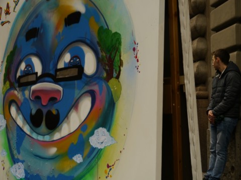 Street art a Milano per l'Earth Day 2013