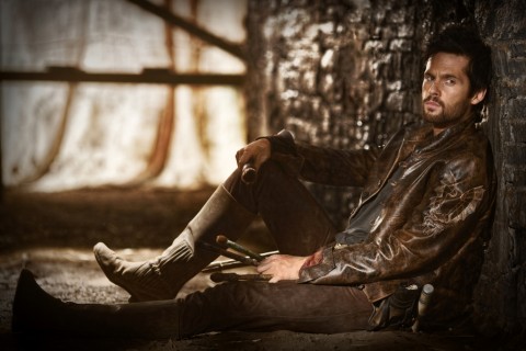 Tom Riley nei panni di Leonardo in "Da Vinci's Demons" 