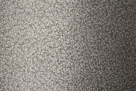 Uno degli Scribbles di Sol LeWitt