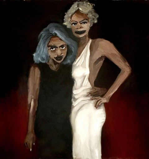 Lynette Yiadom Boakye, Politics, 2005, olio su tela, 183 x 168 cm