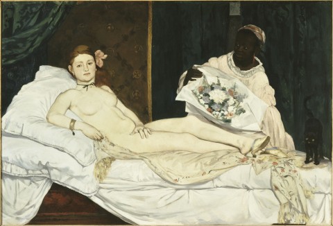 Édouard Manet, Olympia, 1863 - Parigi, Musée d’Orsay - photo  Musée d'Orsay, Dist. RMN-Grand Palais / Patrice Schmidt