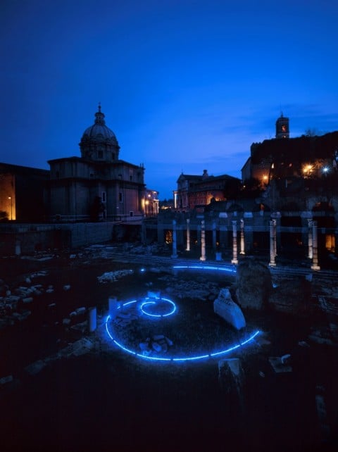 Claudio Abate, Mario Merz (Un segno nel Foro di Cesare 2003 )