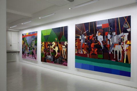 Guy Yanai, Battle of San Romano 1, 2, 3, 2012 - Courtesy Velan Centro d’Arte Contemporanea, Torino