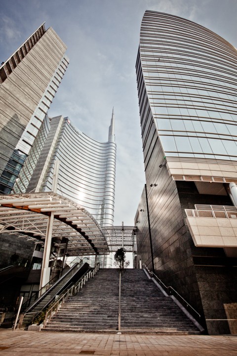La rampa a Porta Nuova, Milano
