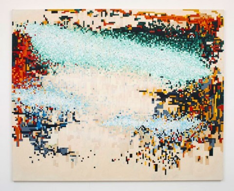 Rob Sherwood, In Streams, 2012-2013, Photo by Giorgio Benni, Courtesy of Federica Schiavo Gallery
