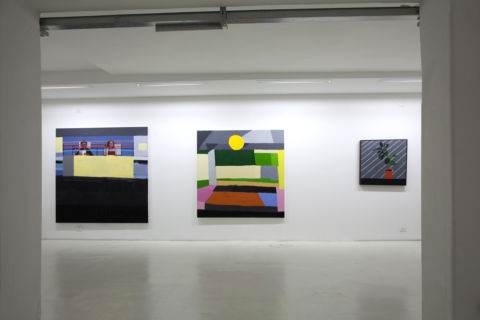 Guy Yanai – Battle, Therapy, Living Room - veduta della mostra presso Velan Centro d’Arte Contemporanea, Torino 2013