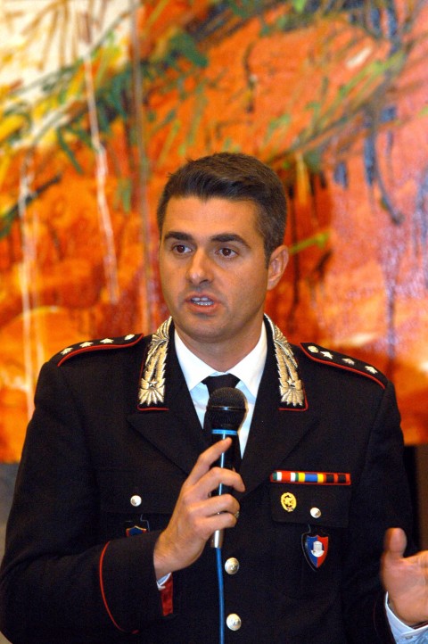 Andrea Ilari, responsabile per la Lombardia del Nucleo per la Tutela del Patrimonio Culturale dei Carabinieri