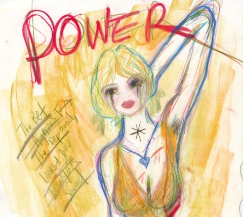 Courtney Love - Don’t You Know Who I Am, 2013 (dettaglio) -  courtesy dell'artista e della Fred Torres Collaborations