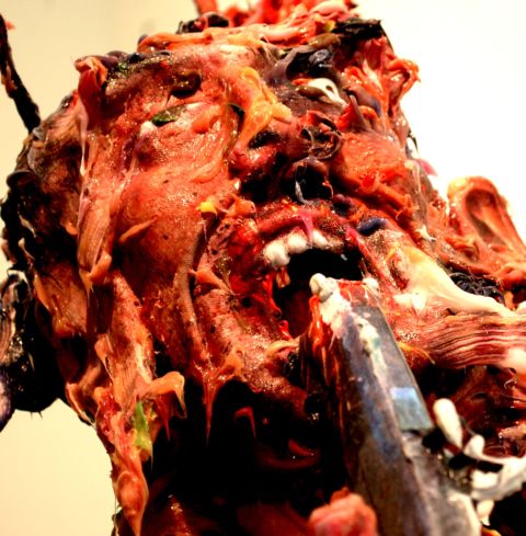 Fabian Marcaccio - Loveless: Variant Paintants - veduta della mostra presso Jerome Zodo, Milano 2013