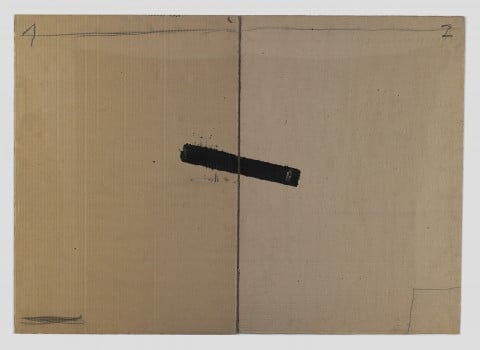 Antoni Tàpies, Deux volets. Projet pour la lithographie du même nom, 1984