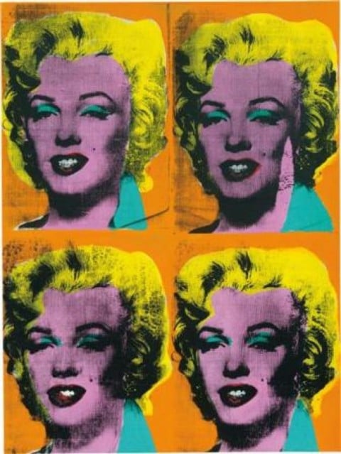Four Marilyn, di Warhol