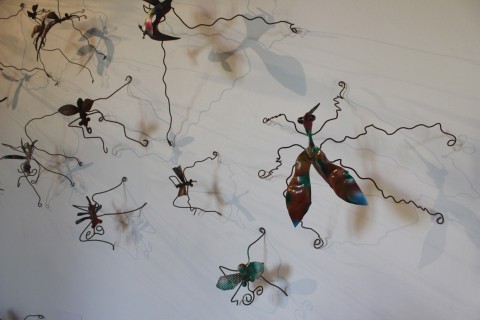 Insetti - veduta della mostra presso la Galleria Casa Dugnani, Robecco sul Naviglio 2013