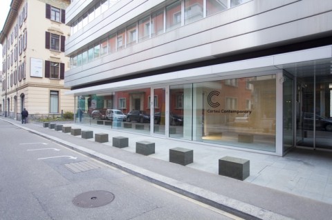 L'esterno della galleria Cortesi Contemporary, Lugano - foto Publigood Ticino Welcome