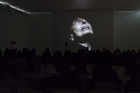 Ori Gersht - Evaders - veduta dell'installazione presso il Madre, Napoli 2013