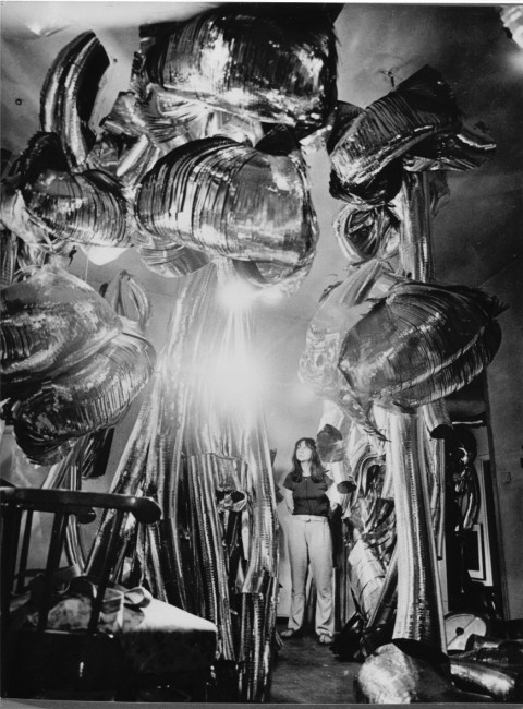 Marisa Merz con Living Sculpture, Torino, 1966