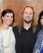Sterling Ruby, Chron II, Fondazione Memmo, Roma - Anna d'Amelio, Sterling Ruby e Fabiana Marenghi Vaselli (foto Giovanni Andrea Panebianco)