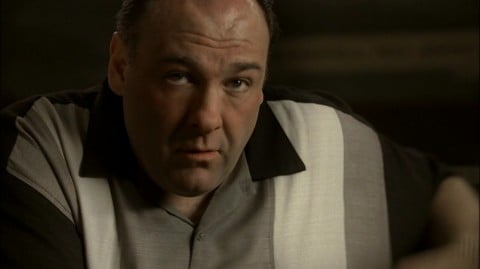 James Gandolfini in The Sopranos