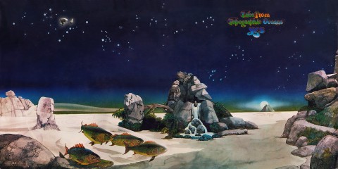 Yes, Tales from the Topographic Ocean (1973) - copertina del disco di Roger Dean