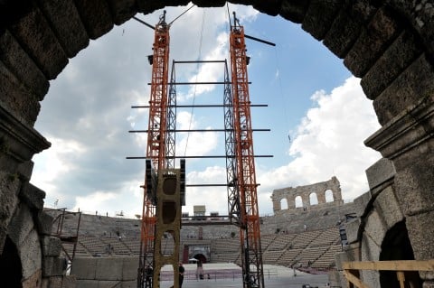 Aida - La Fura dels Baus - photo Tommasoli - Per gentile concessione della Fondazione Arena di Verona