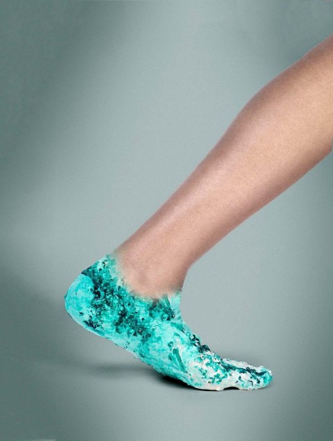 Shamees Aden, Amoeba shoe, 2012