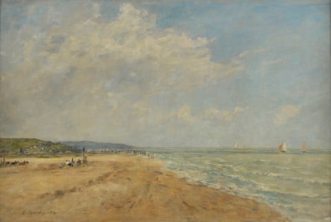 Eugène Boudin, Deauville, 1888 - Reims, Musée des beaux-arts de la ville de Reims © Photo: C. Devleeschauwer