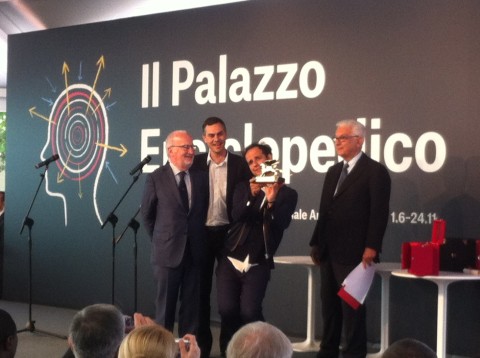 La cerimonia di premiazione della Biennale d'Arte di Venezia 2013