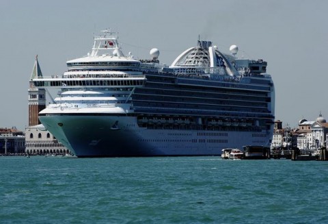 Navi da crociera a Venezia