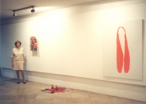 Bruna Aickelin alla Galleria Il Capricorno - Mostra colletiva del 1996