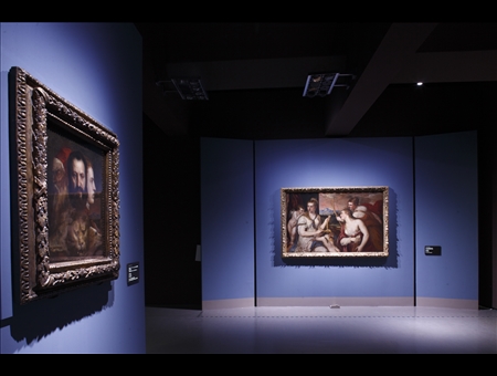 Tiziano - veduta della mostra presso le Scuderie del Quirinale, Roma 2013