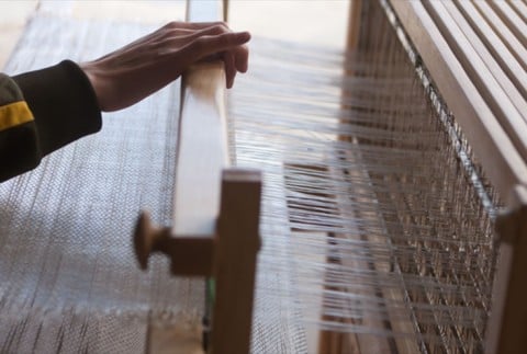 Delphine Lucielle, The process (Weaving)