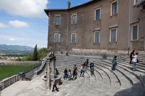 Paesaggio con artista, Resort Vallefredda, Labico (foto Giovanni De Angelis)