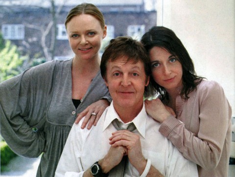 Paul, Stella e Mary McCartney