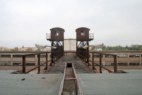 La vecchia stazione ferroviaria di Praga, nel quartiere Zizkov