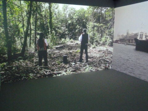 The sea is my land. Artisti dal Mediterraneo - veduta della mostra presso il MAXXI, Roma 2013