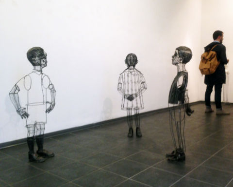 Roberto Fanari - veduta della mostra presso lo Studio d’Arte Cannaviello, Milano, 2013