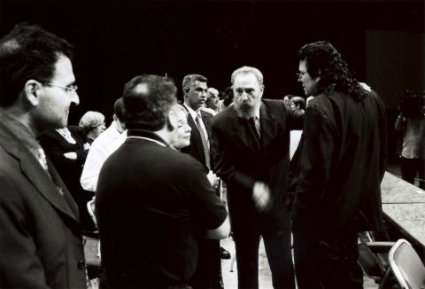 Costa-Gavras, Fidel castro riceve alcuni cineasti, 2003