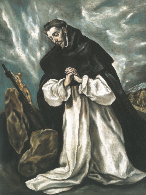 El Greco, San Domenico in preghiera