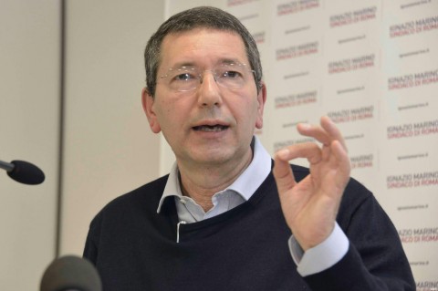 Il sindaco di Roma Ignazio Marino