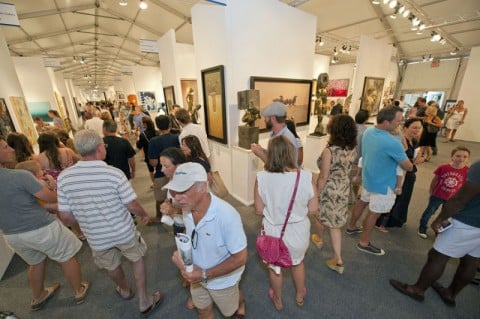 Il pubblico di Art Hamptons