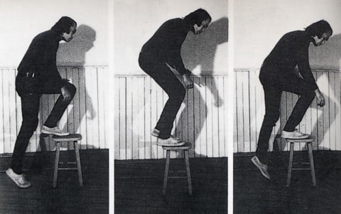 Vito Acconci, Step Piece, 1970