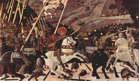 Paolo Uccello, Battaglia di San Romano, 1435-1460