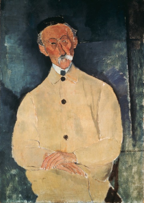 Amedeo Modigliani, Ritratto di Lepoutre, 1916 © Pinacothèque de Paris 